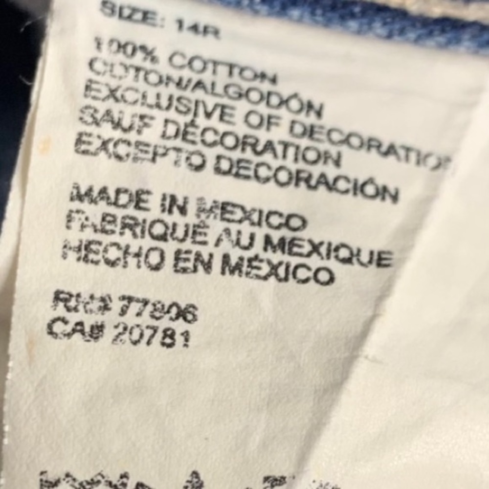TOMMY HILFIGER Women's Size 14R Classic Boot High Rise Medium Light Wash‎ Jeans. - Picture 10 of 13
